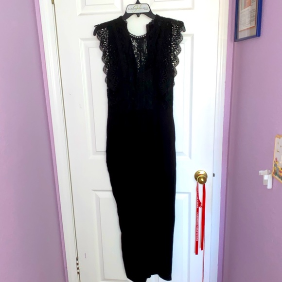 Black Jumpsuit with Pockets - Picture 1 of 4